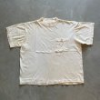 画像1: 【Ladies】80s UNKNOWN オールコットン モックネック ポケットTシャツ 生成り■ビンテージ アメリカ古着 レディース シングルステッチ (1)