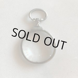 画像: 【直径3.5cm】ヨーロッパ アンティーク ルーペ■ビンテージ ブロカント 雑貨 虫眼鏡 ペンダント インテリア アクセサリー