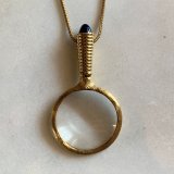 画像: 【直径3.8cm】MONET ルーペ ペンダント■ビンテージ アンティーク調 雑貨 虫眼鏡 ネックレス インテリア アクセサリー