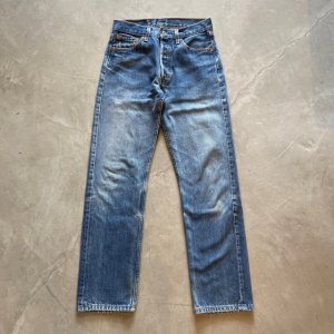 画像: 【W27-W28】2000s グアテマラ製 Levi's 501 デニムパンツ ブルー■ビンテージ オールド アメリカ古着 リーバイス レディース ボタンフライ