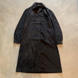 画像: 【Ladies】UNKNWON フレンチ ワークコート ブラック 黒■ビンテージ レトロ ヨーロッパ ユーロ古着 レディース 50s-60s ライトモールスキン