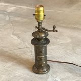 画像: 【29cm】コーヒーミルモチーフ ブラス スタンドライト■ビンテージ アンティーク レトロ アメリカ雑貨 デスクライト 真鍮 照明
