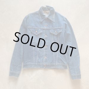 画像: 【M】70s-80s SEARS デニムジャケット ブルー 青■ビンテージ オールド アメリカ古着 USA製 シアーズ トラッカージャケット 4thタイプ