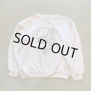画像: 【L/XL】90s TULTEX ギリシャ神話 アスクレーピオス プリントスウェット 白■ビンテージ オールド アメリカ古着 偉人