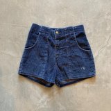 画像: 【Kids W26-W28】80s Ocean Pacific 太畝コーデュロイ ショートパンツ 紺■ビンテージ アメリカ古着 子供服 OP オーシャンパシフィック