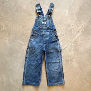 画像: 【Kids 4T】USA製 BIG SMITH デニム オーバーオール サロペット ブルー 青■ビンテージ アメリカ古着 80s-90s 子供服 ビッグスミス