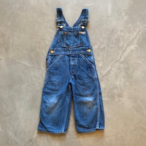 画像: 【Kids】70s USA製 Lee デニム オーバーオール サロペット ブルー 青■ビンテージ オールド アメリカ古着 子供服 キッズ リー No.1