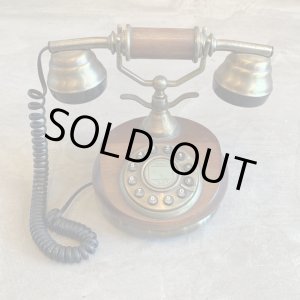 画像: 【19.5cm】USA プッシュ式 テレフォン 電話機■ビンテージ アンティーク レトロ アメリカ雑貨 オフィス雑貨 インテリア