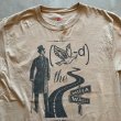 画像2: 【M】Hanes Bird-d プリントTシャツ ブラウン 茶色■アメリカ古着 ヘインズ コットン WALLA WALLA (2)