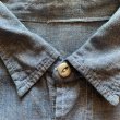 画像6: 【L/XL】60s JAIL ステンシル プリズナー 半袖シャンブレーシャツ■ビンテージ オールド アメリカ古着 囚人 コットン (6)