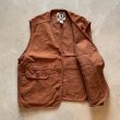 画像7: 【L/XL】LEGAL JEANS ブラウンデニム ベスト 茶色■ビンテージ オールド アメリカ古着 ビッグサイズ バックポケット (7)