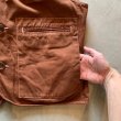 画像6: 【L/XL】LEGAL JEANS ブラウンデニム ベスト 茶色■ビンテージ オールド アメリカ古着 ビッグサイズ バックポケット (6)