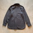 画像7: 【M/L】GAP マチ付き 片ポケ 長袖シャツ グレー 無地■アメリカ古着 ギャップ ライトネルシャツ (7)
