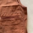 画像5: 【L/XL】LEGAL JEANS ブラウンデニム ベスト 茶色■ビンテージ オールド アメリカ古着 ビッグサイズ バックポケット (5)