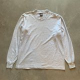 画像: 【L/XL】90s USA製 長袖Tシャツ ライトグレー 無地■ビンテージ オールド アメリカ古着 ロンT シングルステッチ フルーツオブザルーム