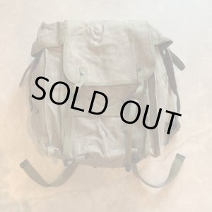 画像: 【45cm×38cm】イタリア軍 キャンバス地 バックパック リュック■ビンテージ オールド ヨーロッパ古着 ユーロミリタリー バッグ No.3