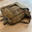 画像2: 【45cm×38cm】イタリア軍 キャンバス地 バックパック リュック■ビンテージ オールド ヨーロッパ古着 ユーロミリタリー バッグ No.7 (2)