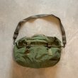 画像1: 【31cm×42cm】UNKNOWN ナイロン ミリタリー ショルダーバッグ オリーブ■ビンテージ オールド アメリカ古着 米軍 メディカル (1)