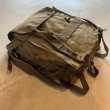 画像4: 【45cm×38cm】イタリア軍 キャンバス地 バックパック リュック■ビンテージ オールド ヨーロッパ古着 ユーロミリタリー バッグ No.7 (4)