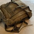 画像2: 【45cm×38cm】イタリア軍 キャンバス地 バックパック リュック■ビンテージ オールド ヨーロッパ古着 ユーロミリタリー バッグ No.6 (2)