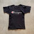 画像6: 【XS/S or Ladies】USA製 Champion 両面プリントTシャツ ブラック 黒■ビンテージ オールド アメリカ古着 90s チャンピオン コットン (6)