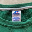 画像4: 【L/XL】2010s RUSSELL アイリッシュ プリントスウェット グリーン 緑■アメリカ古着 トレーナー リバースタイプ (4)