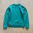 画像7: 【M/L】80s-90s USA製 JERZEES プリントスウェット グリーン 青緑■ビンテージ オールド アメリカ古着 トレーナー オールドイングリッシュ (7)