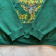 画像7: 【L/XL】2010s RUSSELL アイリッシュ プリントスウェット グリーン 緑■アメリカ古着 トレーナー リバースタイプ (7)