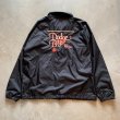 画像1: 【XL】Dodge Boys 刺繍入り ナイロン コーチジャケット ブラック 黒■ビンテージ オールド アメリカ古着 裏地付き 90s ダッジ アメ車 (1)