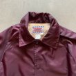 画像3: 【S or Ladies】WINDBREAKER ナイロン コーチジャケット えんじ 無地■ビンテージ オールド レトロ アメリカ古着 80s-90s 裏地付き (3)