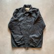 画像5: 【M】潜水服 ヘルメット ワッペン付き ナイロン コーチジャケット ブラック 黒■ビンテージ オールド アメリカ古着 裏地付き 70s/80s (5)