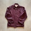 画像8: 【S or Ladies】WINDBREAKER ナイロン コーチジャケット えんじ 無地■ビンテージ オールド レトロ アメリカ古着 80s-90s 裏地付き (8)