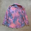 画像8: 【L/XL】Wrangler プリント 長袖シャツ ピンク×ブルー 総柄■ビンテージ オールド レトロ アメリカ古着 ラングラー 90s-2000s (8)