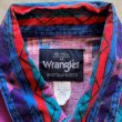 画像3: 【M】メキシコ製 Wrangler ネイティブ柄 プリント 長袖シャツ 総柄 紫■ビンテージ オールド レトロ アメリカ古着 ラングラー 90s-2000s (3)