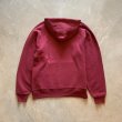 画像7: 【S/M】90s USA製 RUSSELL スウェットパーカー えんじ 無地■ビンテージ オールド レトロ アメリカ古着 ラッセル トレーナー (7)