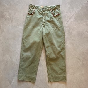 画像: 【W30-W31】60s BSA ボーイスカウト ワークパンツ オリーブ 緑■ビンテージ オールド レトロ アメリカ古着 チノパン オールコットン
