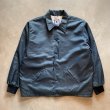 画像1: 【XL/XXL】USA製 Rennoc 裏ボア ナイロン コーチジャケット ネイビー 紺無地■ビンテージ オールド アメリカ古着 80s/90s ビッグサイズ (1)