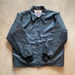 画像4: 【XL/XXL】USA製 Rennoc 裏ボア ナイロン コーチジャケット ネイビー 紺無地■ビンテージ オールド アメリカ古着 80s/90s ビッグサイズ (4)