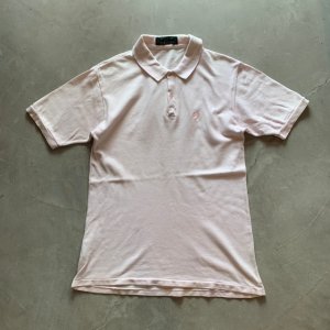 画像: 【S】イングランド製 FRED PERRY 半袖ポロシャツ 薄ピンク■ビンテージ オールド 古着 イギリス フレッドペリー