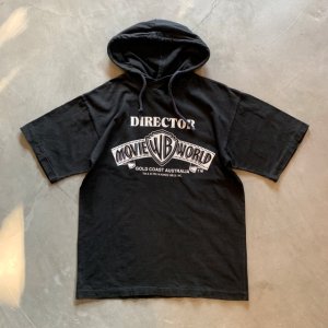 画像: 【S/M】90s ワーナーブラザーズ プリントTシャツ パーカー ブラック 黒■ビンテージ オールド 古着 オーストラリア製 シングルステッチ