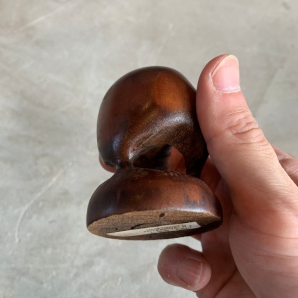 画像5: 【7.2cm】ニュージーランド製 手彫り ウッドオブジェ■ビンテージ アンティーク インテリア 木製飾り アート アブストラクト (5)