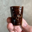 画像7: 【5.0cm】50s スカル ショットグラス セラミック■ビンテージ アンティーク アメリカ雑貨 インテリア デカンタ ドクロ JAPAN お猪口 (7)