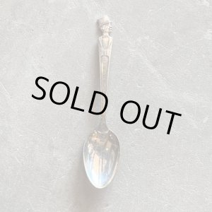 画像: 【15.3cm】チャーリーマッカーシー シルバープレート スプーン■ビンテージ アンティーク アメリカ雑貨 40s 腹話術 ドール No.2