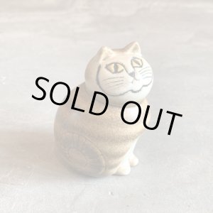 画像: 【9.0cm】スウェーデン製 リサラーソン ミア ネコ オブジェ■ビンテージ アンティーク インテリア 北欧雑貨 陶器 ドール