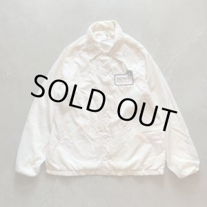 画像: 【L/XL】80s USA製 FORD/ISUZU ワッペン ナイロン コーチジャケット 白■ビンテージ オールド レトロ アメリカ古着 フォード いすず
