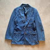 画像: 【S】70s Lee デニム テーラードジャケット■ビンテージ オールド レトロ アメリカ古着 USA製 リー ブレザー