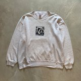 画像: 【XL】2000s メキシコ製 RUSSELL 前V カレッジプリントスウェット ライトグレー■ビンテージ オールド アメリカ古着 トレーナー ラッセル