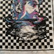 画像7: 【M】CALL YOUR MOTHER アート プリントTシャツ 白■アメリカ古着 コットン ミケランジェロ ダビデ像 チェッカーフラッグ (7)