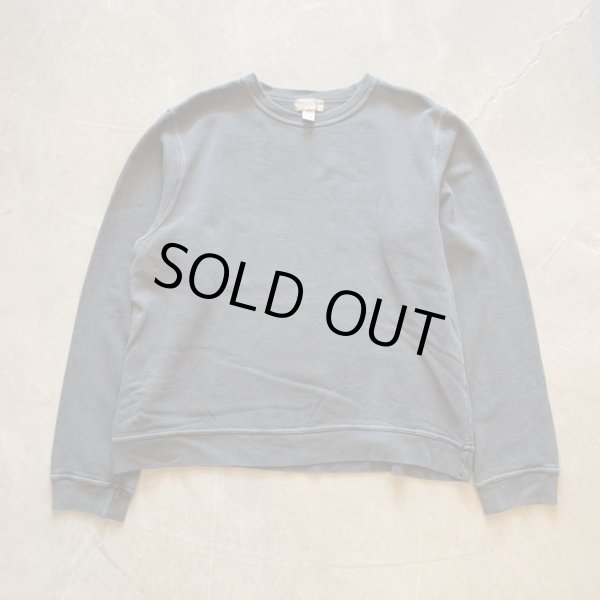 画像1: 【L/XL】カナダ製 NON-FICTION ハイコットン スウェット ブラック 黒フェード■ビンテージ オールド アメリカ古着 スミクロ トレーナー (1)