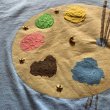 画像3: 【L】90s USA製 Volunteers Paint リメイク アート プリントTシャツ 水色■ビンテージ オールド アメリカ古着 シングルステッチ (3)